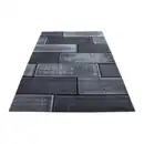 Bild 1 von Webteppich Plus Schwarz ca. 120x170cm, Schwarz