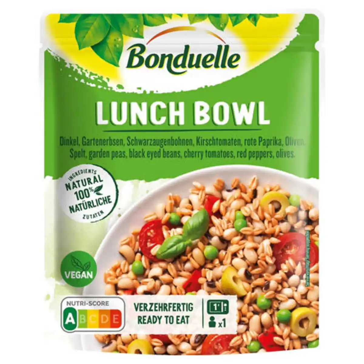 Bild 1 von BONDUELLE Lunch Bowl 250 g, Dinkel und Erbsen