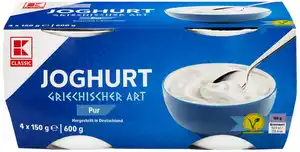 K-CLASSIC Joghurt griech. Art, 4 x 150-g-Becher