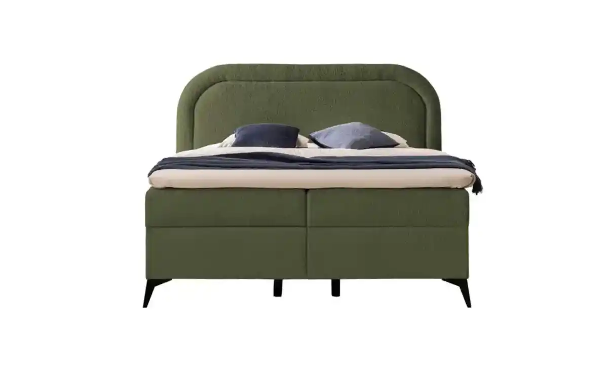 Bild 4 von S-STYLE Boxbett mit Bettkasten, Bouclé-Stoff Sonna