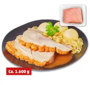 Frischer Schweine-Krustenbraten*