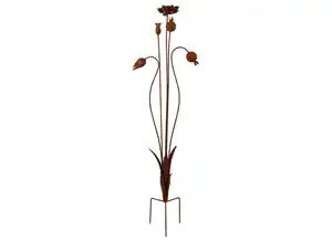 Gartenstecker „Blumenstrauß“ Metall