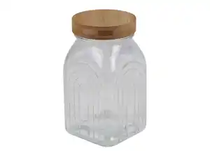 Vorratsglas „Rainbow“ mit Bambusdeckel