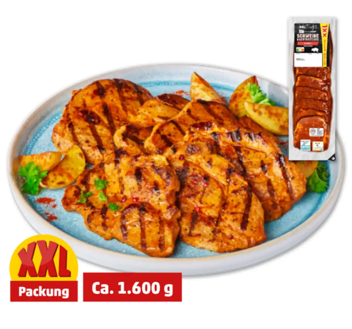 Bild 1 von GRILLPARTY Frische Schweine-Nackensteaks*