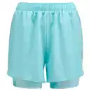 Bild 1 von CRANE Lauf-Shorts, Damen, Blau All-Over-Print, S 36/38