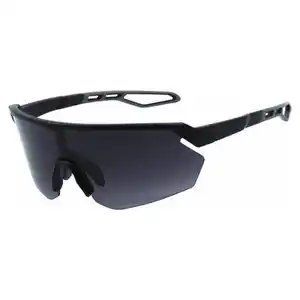 CRANE Ultraleichte Fahrradbrille, Schwarz