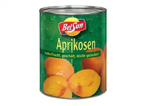 Aprikosen halbe Frucht