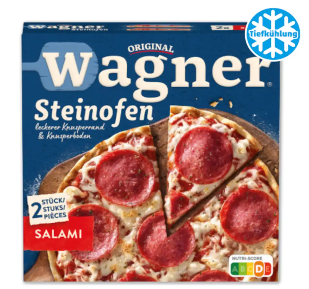 Bild 1 von ORIGINAL WAGNER Steinofenpizza Salami*