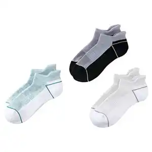 CRANE Damen- und Herren-Fitnesssocken, Kurz, Weiß/Grün/Schwarz, 35/38