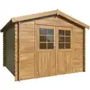 Bild 1 von Gartenhaus "Pila 2" 7,3 m², braun, Fichtenholz kesseldruckimprägniert