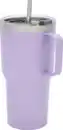 Bild 2 von IDEENWELT Thermobecher mit Trinkhalm flieder