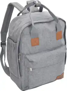 IDEENWELT Rucksack grau-melange