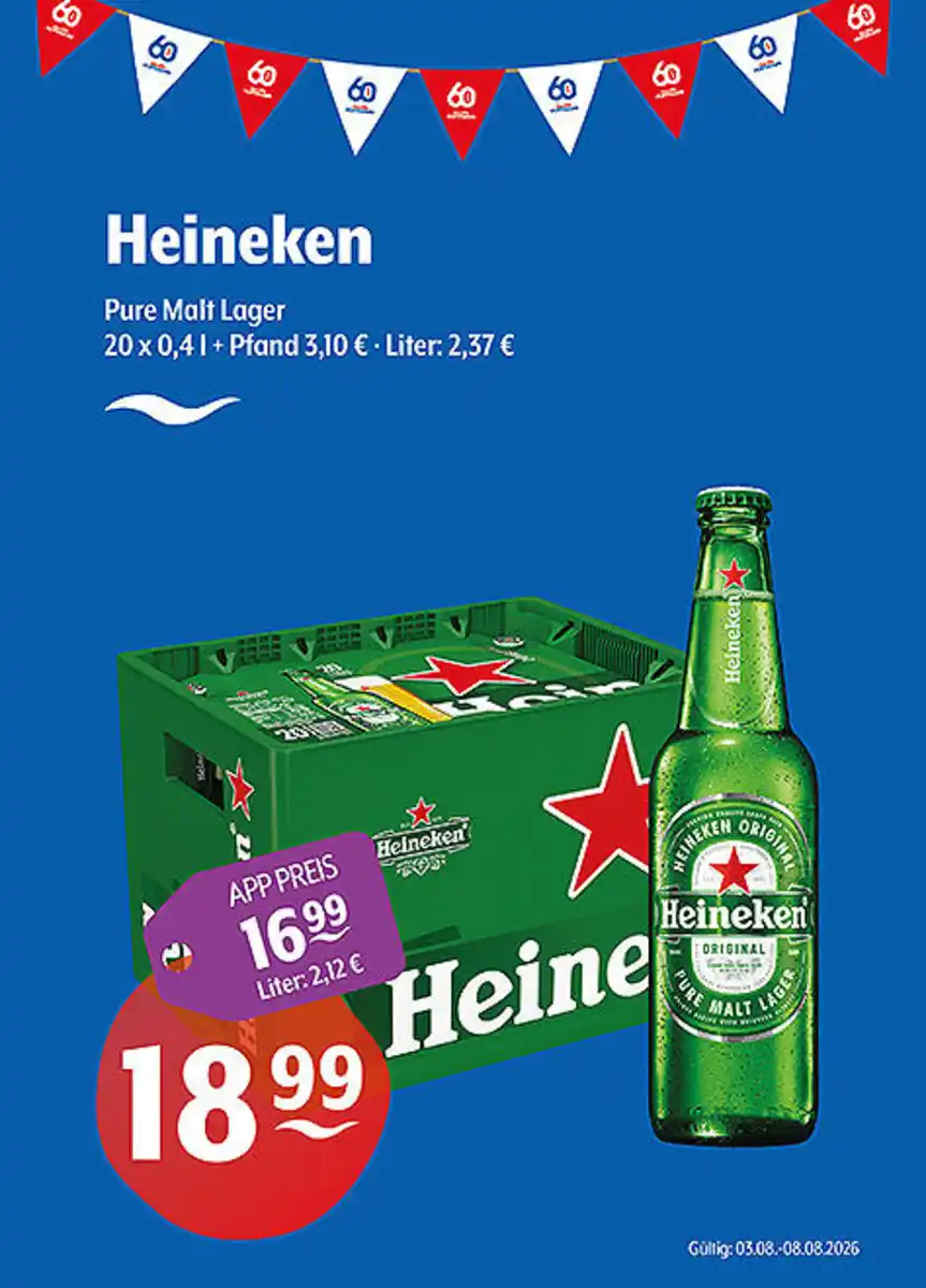 Bild 1 von Heineken Pure Malt Lager
