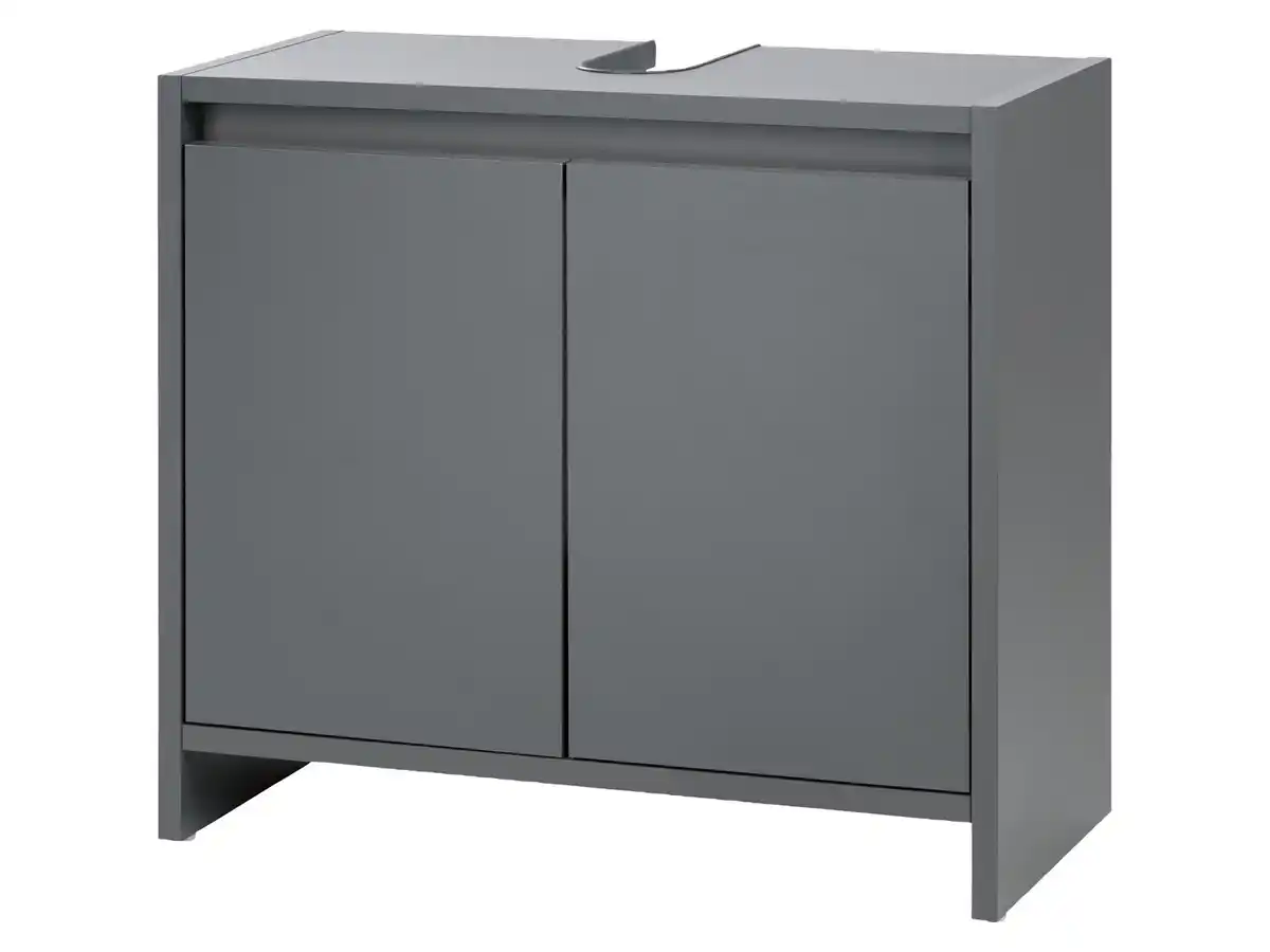 Bild 1 von LIVARNO HOME Waschbeckenunterschrank »Oslo«, mit Siphonausschnitt, anthrazit