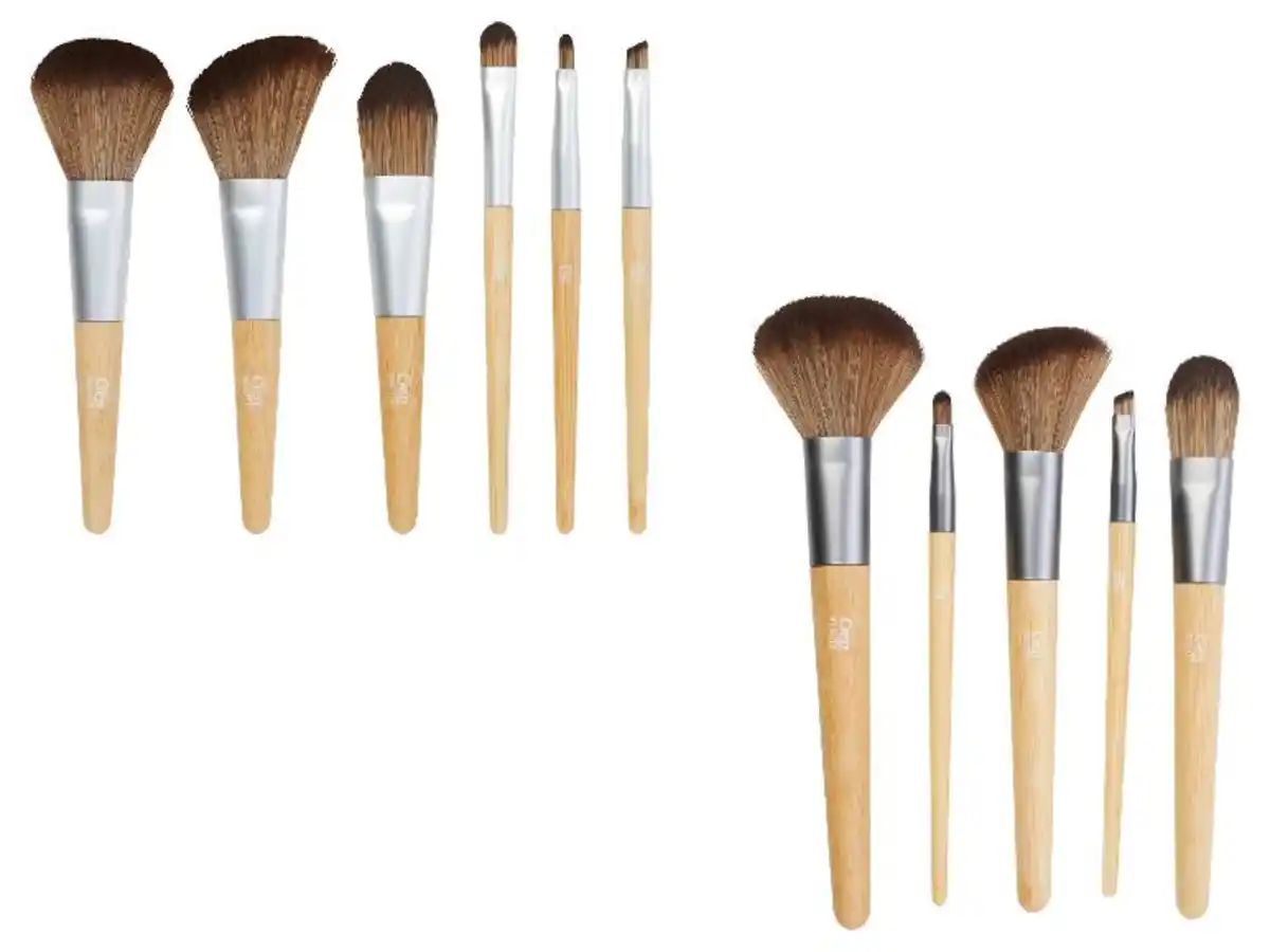 Bild 1 von CIEN BEAUTY Kosmetikpinsel-Set, mit Griffe aus Bambus