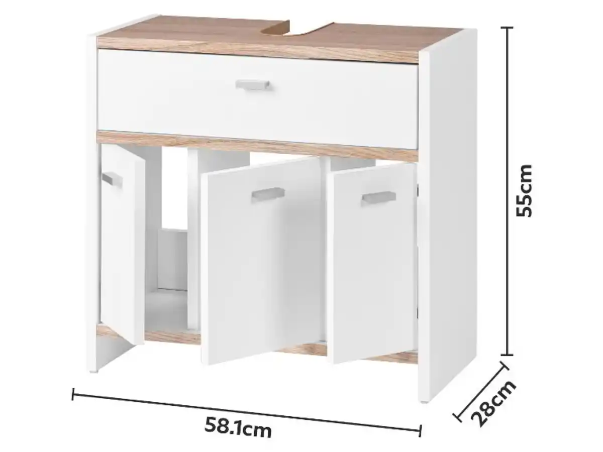 Bild 2 von LIVARNO® Waschbeckenunterschrank »Boston«