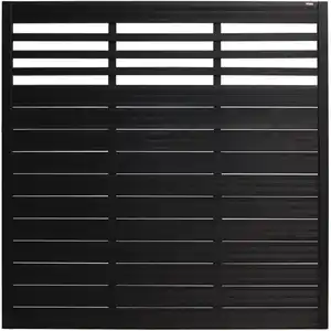 Sichtschutzzaun-Element Soho Anthrazit lackiert 180 cm x 180 cm