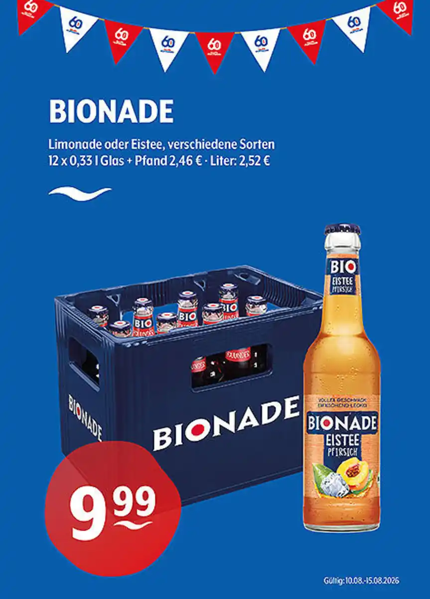 Bild 1 von BIONADE Limonade oder Eistee verschiedene Sorten
