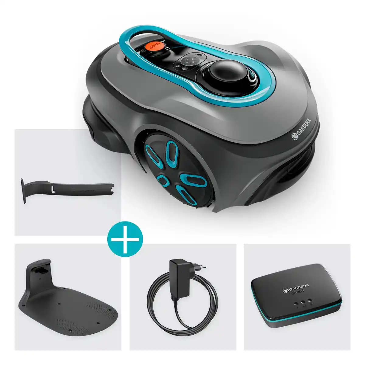 Bild 4 von Gardena Mähroboter-Set Sileno Smart Free 600 m² kabellos