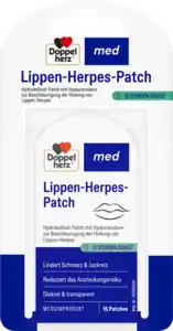 Doppelherz med Lippen-Herpes-Patch, 15 St