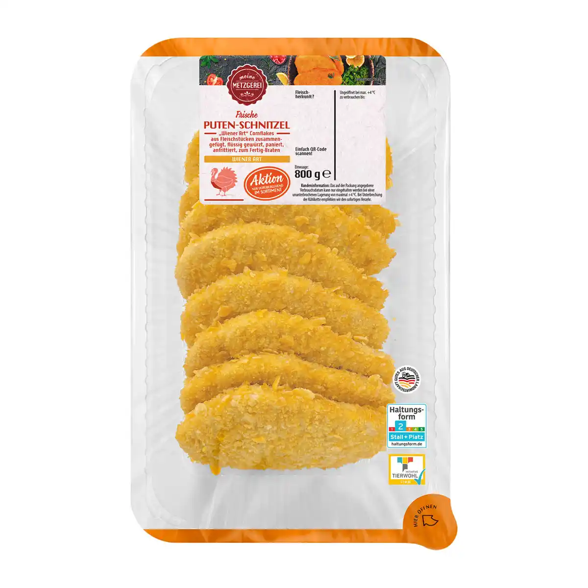 Bild 1 von MEINE METZGEREI Putenschnitzel „Wiener Art“ XXL