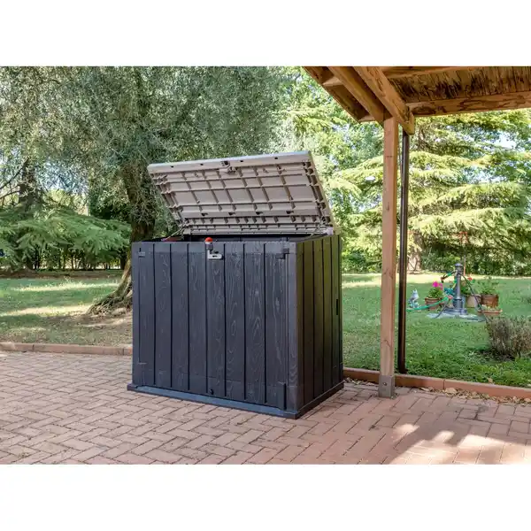 Bild 3 von Toomax Mülltonnenbox Stora Way Plus XL 2-fach Anthrazit-Grau
