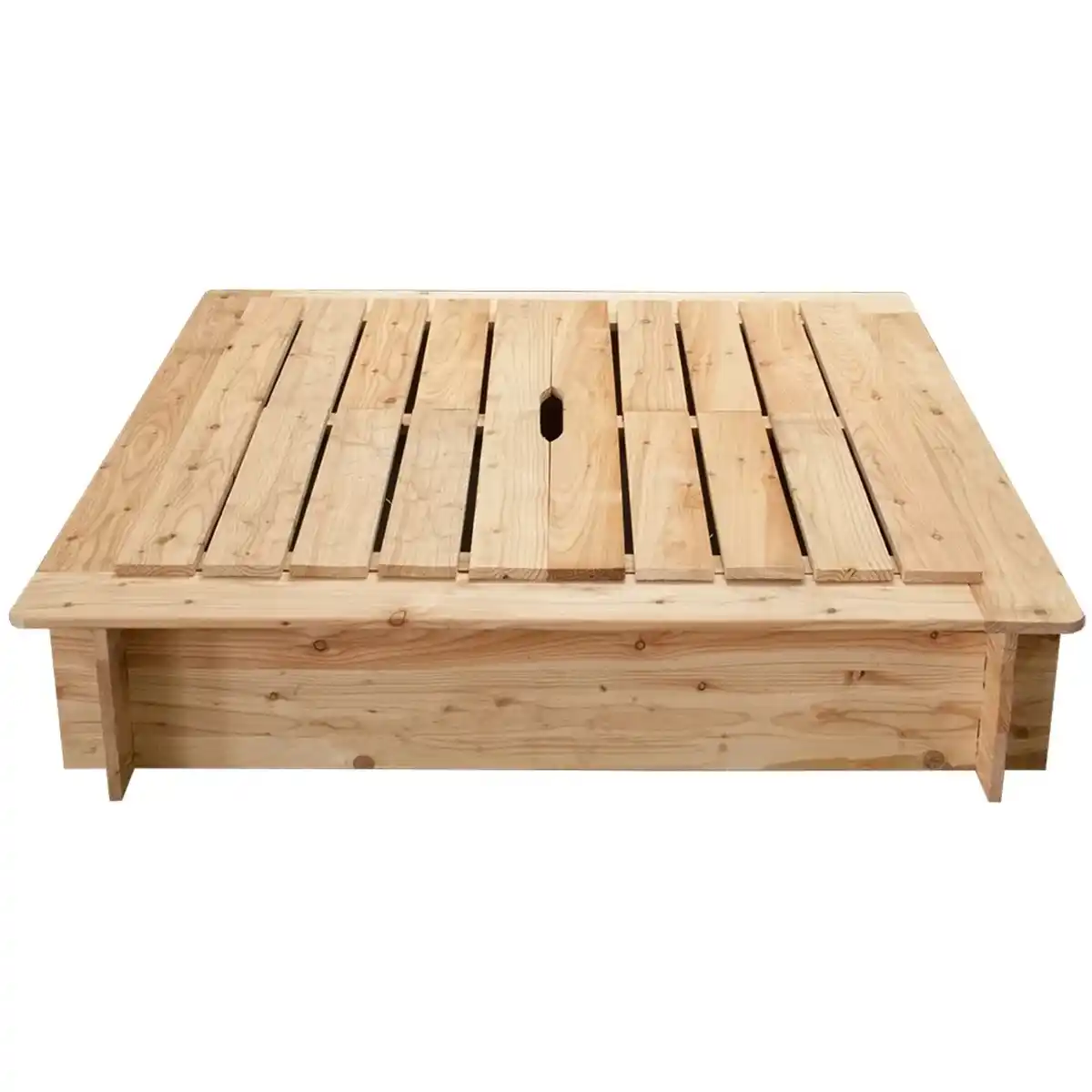 Bild 1 von Sandkasten Komplett-Bausatz Fichtenholz 120 cm x 120 cm