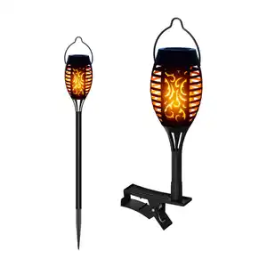 CASALUX Solar-LED-Gartenfackel