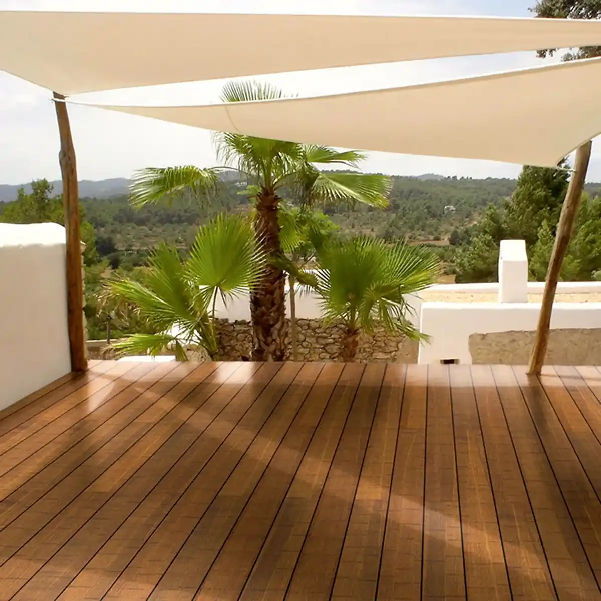Bild 3 von CoBAM® Terrassendiele Bambus S Coffee vorgeölt 1,5 cm x 14 cm x 185 cm