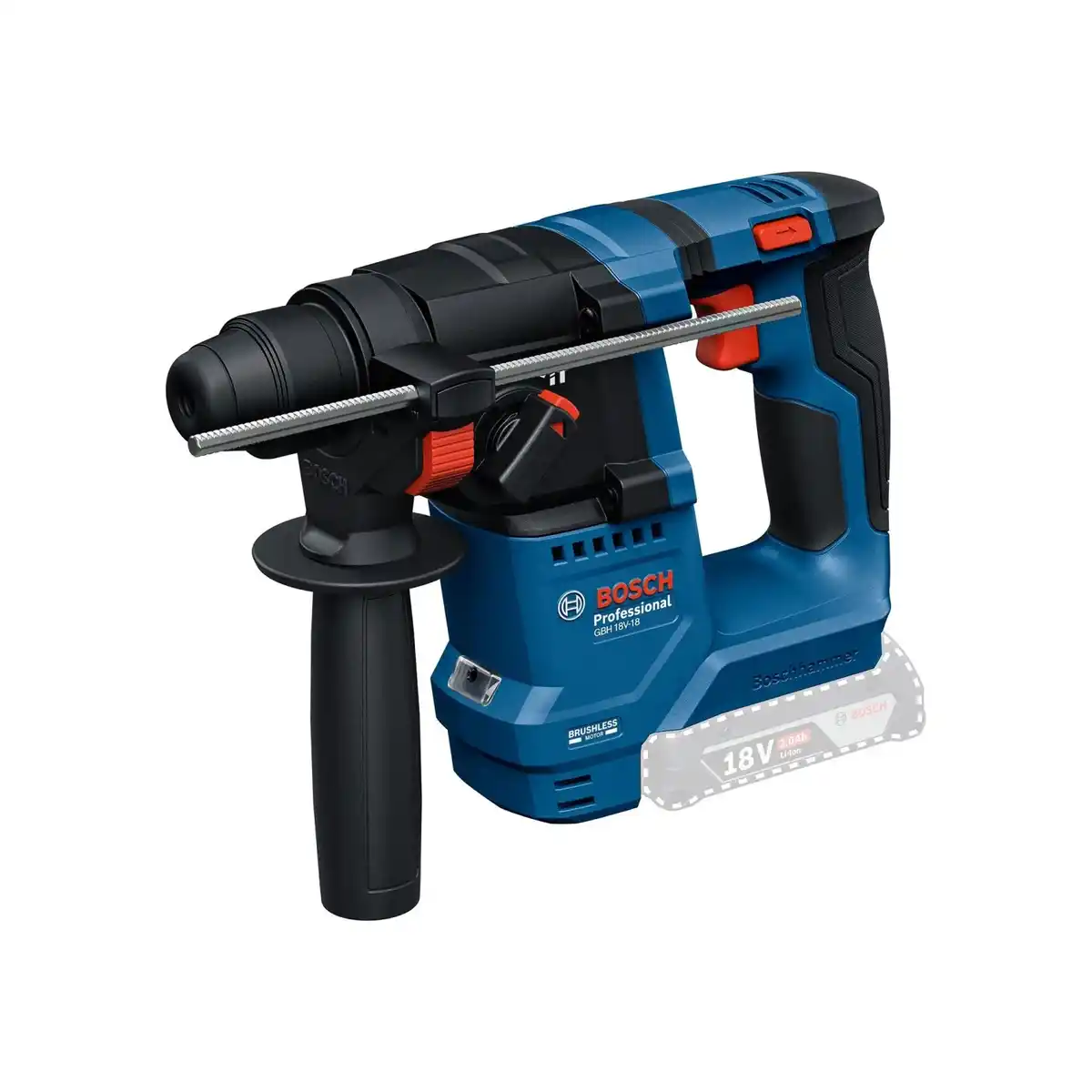 Bild 4 von Bosch Professional Kit 3 Akku-Geräte GSB/GST/GBH 18 V mit 2 Akkus und Ladegerät