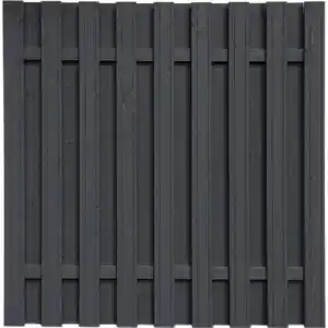 Sichtschutzzaun-Element Seattle Anthrazit 180 x 180 cm