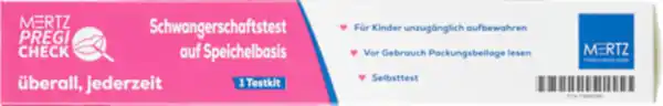Bild 2 von PregiCheck Pregicheck Speichel - Schwangerschaftstest, 1 St