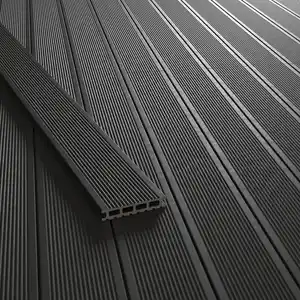 Kovalex WPC Terrassendiele Anthrazit Matt 2,6 cm x 14,5 cm x 300 cm