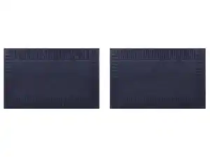 LIVARNO® Frottier-Duschvorleger, 2 Stück