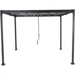 Siena Garden Pavillon Florenz Anthrazit 300 cm x 300 cm
