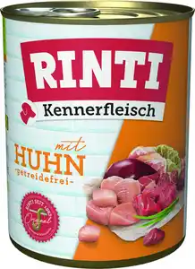 Rinti Kennerfleisch Hundenassfutter Adult getreidefrei 800 g Huhn bei Kartonabnahme