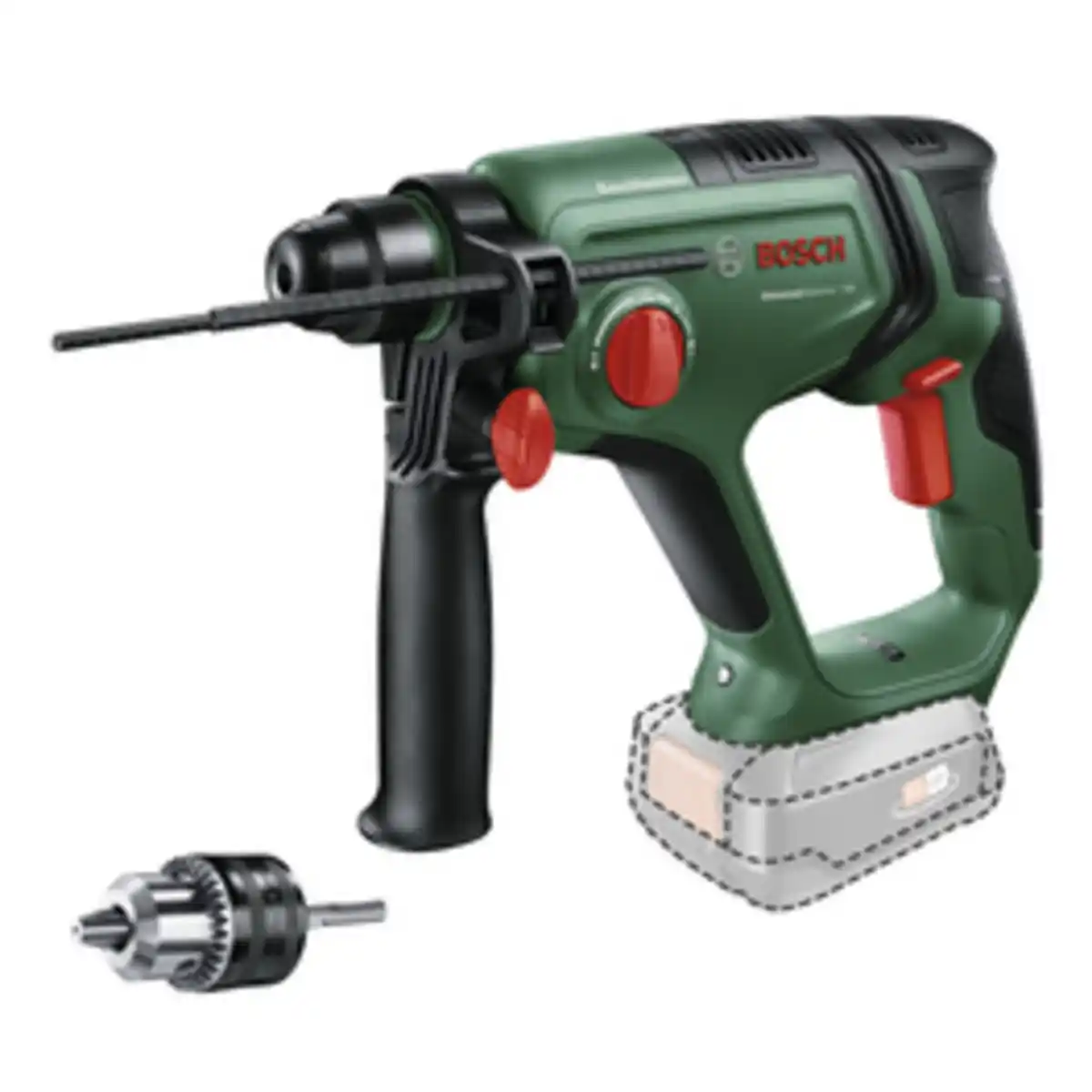 Bild 1 von BOSCH HOME & GARDEN Akku-Bohrhammer »UniversalHammer«, 18V, inkl. Rundschaftadapter, ohne Akku und Ladegerät