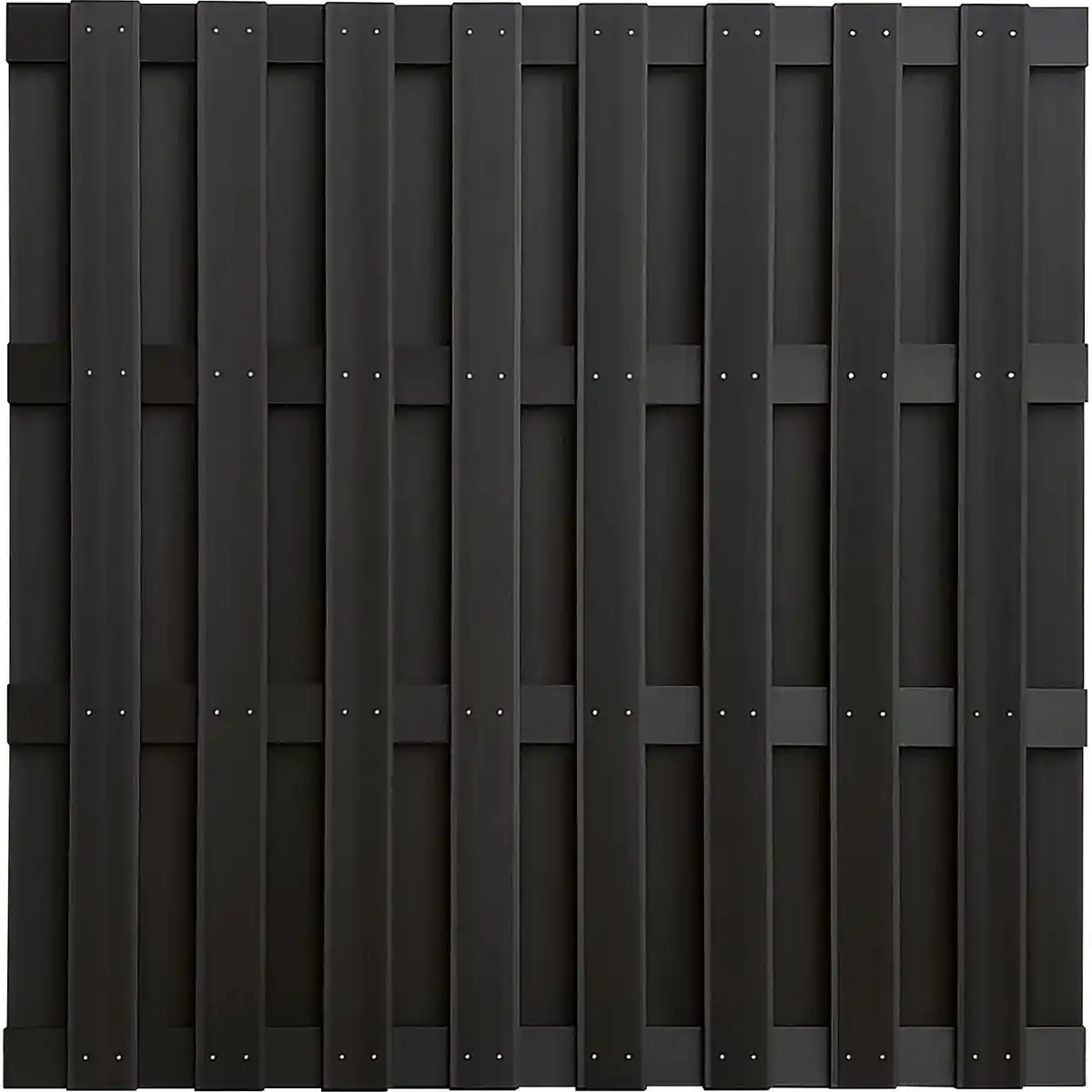 Bild 1 von WPC-Zaun 180 cm x 180 cm Anthrazit