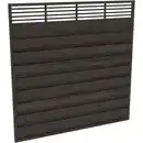 Bild 1 von Sichtschutzzaun Element Wien Anthrazit lasiert 180 cm x 180 cm