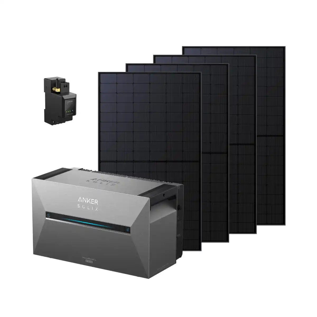 Bild 1 von Anker Solix Balkonkraftwerk-Set Solarbank 3 E2700 Pro 2.000 W inkl. Smart Meter