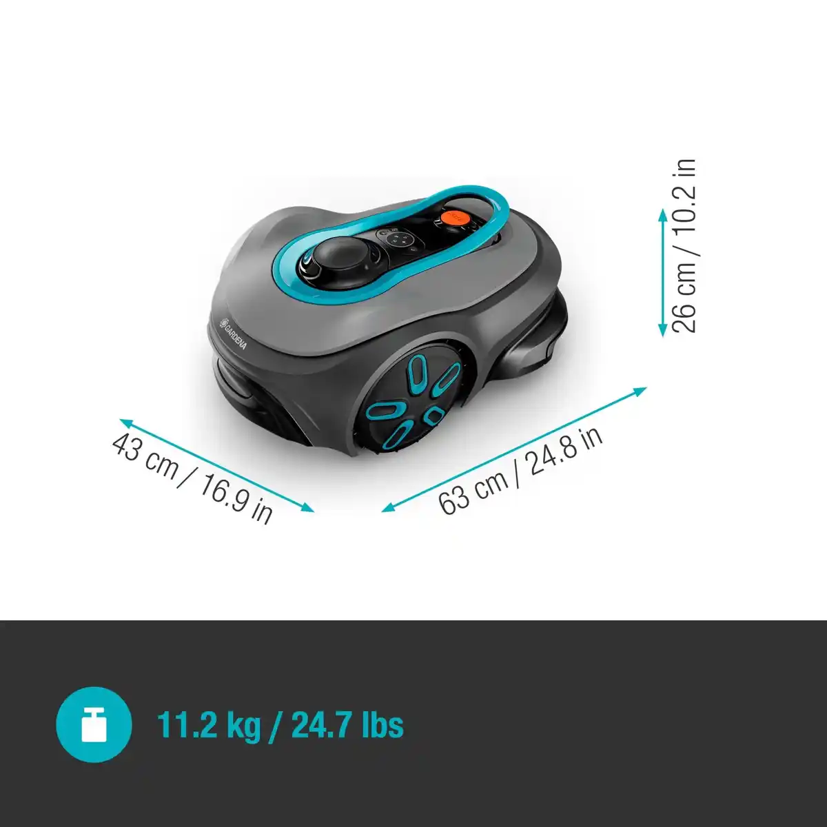 Bild 3 von Gardena Mähroboter-Set Sileno Smart Free 600 m² kabellos