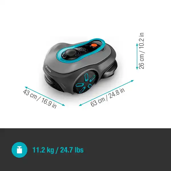 Bild 3 von Gardena Mähroboter-Set Sileno Smart Free 600 m² kabellos