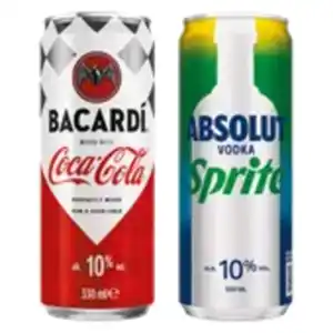 Bacardi & Coca-Cola oder Absolut & Sprite