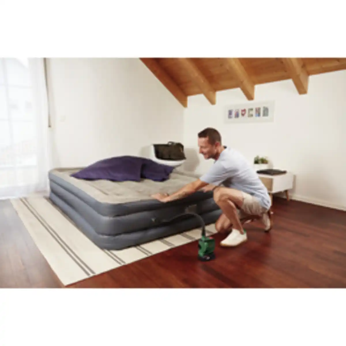 Bild 4 von BOSCH HOME & GARDEN Akku-Luftpumpe »EasyInflate 18V-500«, 18 V, grün, mit Akku