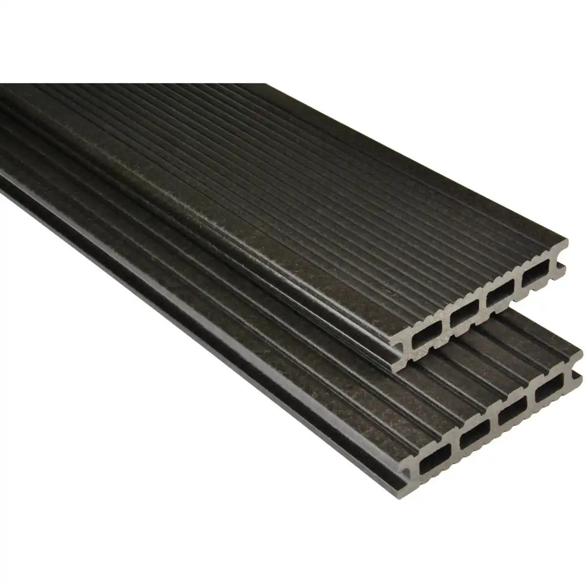 Bild 2 von Kovalex WPC Terrassendiele Anthrazit Matt 2,6 cm x 14,5 cm x 300 cm