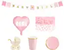 Bild 1 von PartyDeco Party-Dekorationsset "Baby Shower" rosa, 35tlg, 1 St