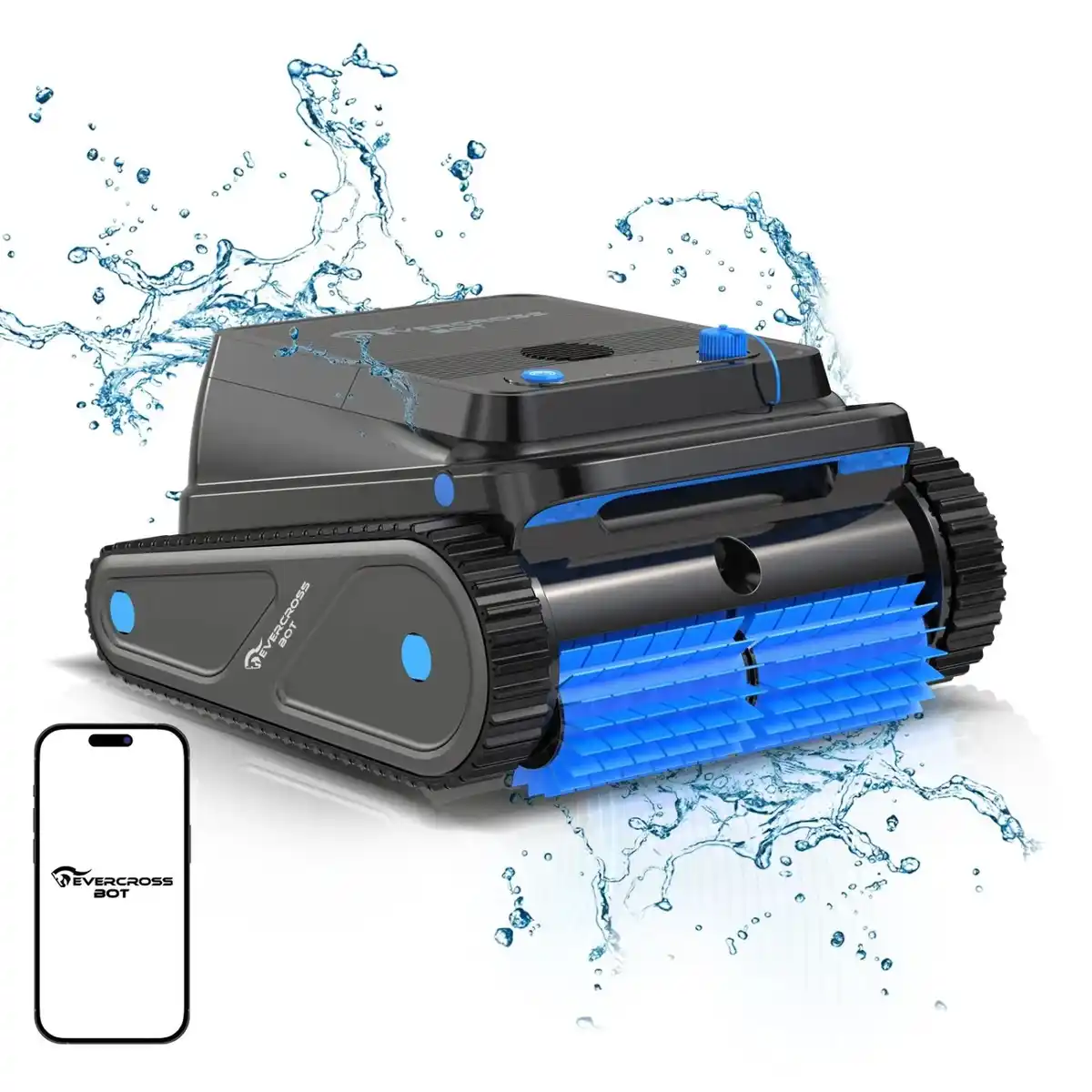 Bild 1 von EVERCROSS BOT U8 Poolroboter Boden und Wand mit APP Schwarz