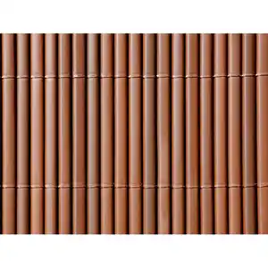 Balkonverkleidung Comfort Braun mit Struktur 180 cm x 300 cm
