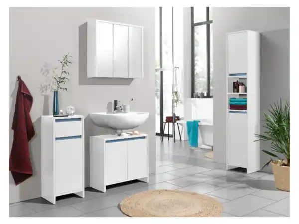 Bild 3 von LIVARNO HOME Waschbeckenunterschrank »OSLO«, kratzfest und pflegeleicht