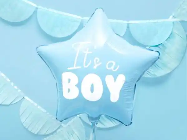 Bild 2 von PartyDeco Party-Dekorationsset "Baby Shower" blau 35tlg, 1 St